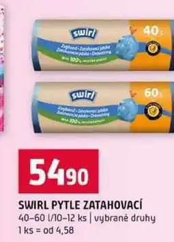 Terno SWIRL PYTLE ZATAHOVACÍ 40-60l 10-12 ks vybrané druhy nabídka