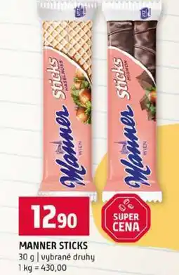 Terno MANNER STICKS 30 g vybrané druhy nabídka