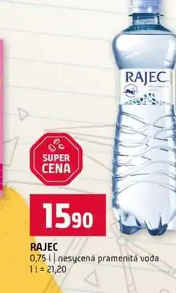 Terno RAJEC 0,75l nesycená pramenitá voda nabídka