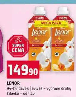Terno LENOR 94-118 dávek aviváž vybrané druhy nabídka