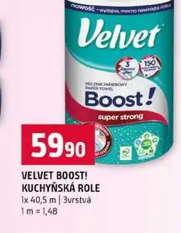 Terno VELVET BOOST! KUCHYŇSKÁ ROLE 1x 40,5 m 3vrstvá nabídka