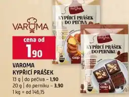 Terno VAROMA KYPŘICÍ PRÁŠEK 13 g do pečiva 20 g do perníku nabídka