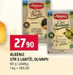Terno ALBÉNIZ SÝR S LANÝŽI, OLIVAMI 60 g plátky nabídka
