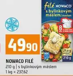 Terno NOWACO FILÉ MSC 210 g s bylinkovým máslem nabídka