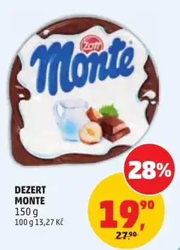 Penny Market Zotti Monte nabídka