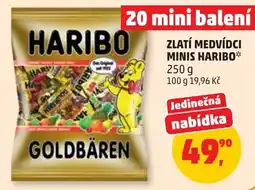 Penny Market Haribo zlatí medvídci minis nabídka
