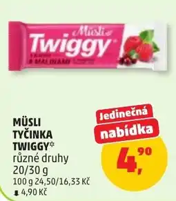 Penny Market Müslí tyčinka Twiggy* nabídka