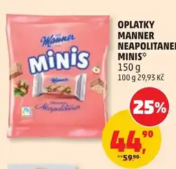 Penny Market Manner neapolitaner minis nabídka