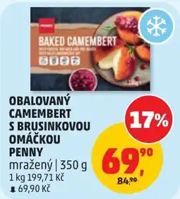 Penny Market Penny obalovaný camembert s brusinkovou omáčkou nabídka