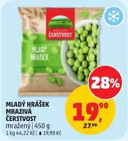 Penny Market Mladý hrášek mrazivá čerstvost nabídka