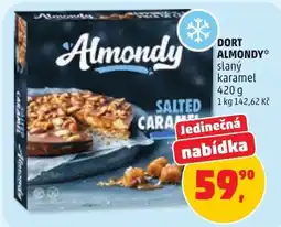 Penny Market Almondy dort slaný karamel nabídka