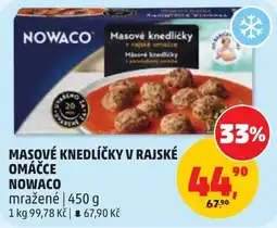 Penny Market Nowaco masové knedlíčky v rajské omáčce nabídka