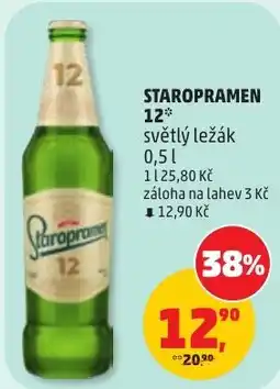 Penny Market Staropramen 12° světlý ležák nabídka