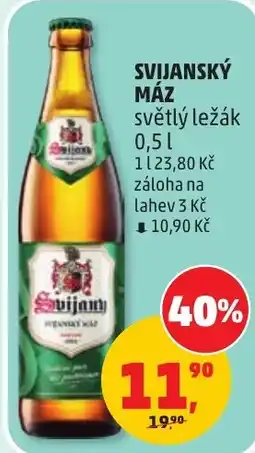 Penny Market Svijany světlý ležák nabídka