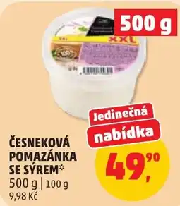 Penny Market Česneková pomazánka se sýrem nabídka