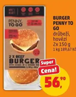 Penny Market Penny to go burger nabídka