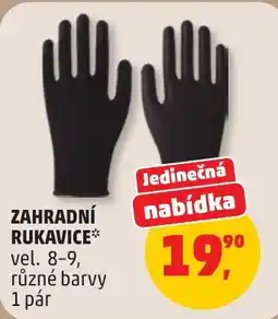 Penny Market Zahradní rukavice nabídka