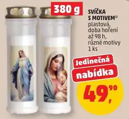 Penny Market svíčka s motivem nabídka