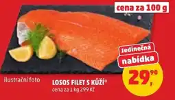 Penny Market Losos filet s kůží nabídka