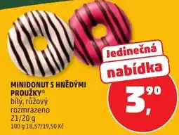 Penny Market Minidonut s hnědými proužky nabídka