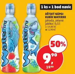 Penny Market Kubík waterrr jahoda, zelené jablko nabídka