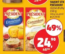 Penny Market President Tavený sýr nabídka