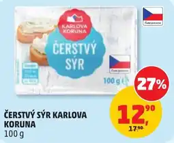 Penny Market Čerstvý sýr karlova koruna nabídka