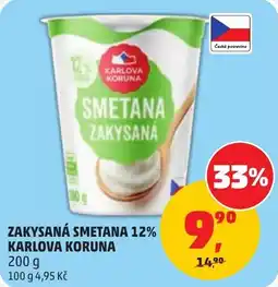 Penny Market Karlová Koruna zakysaná smetana 12% nabídka