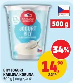 Penny Market Karlová Koruna bílý jogurt nabídka