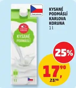 Penny Market Karlová Koruna kysané podmáslí nabídka
