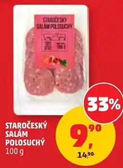 Penny Market Staročeský salám polosuchý nabídka