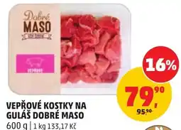 Penny Market Dobré Maso Vepřové kostky na guláš nabídka