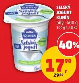 Penny Market Kunin Selský jogurt nabídka