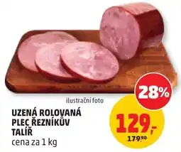 Penny Market Uzená rolováná plec řezníkův talíř nabídka