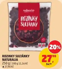 Penny Market Naturalia rozinky sultánky nabídka