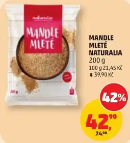 Penny Market Naturalia mandle mleté nabídka