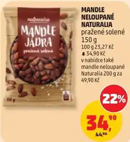 Penny Market Naturalia mandle jadra pražené solené nabídka