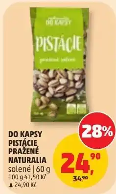 Penny Market Do kapsy pistácie pražené naturalia nabídka