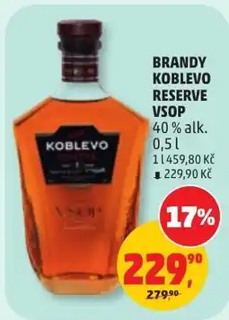 Penny Market Brandy Koblevo Reserve VSOP nabídka
