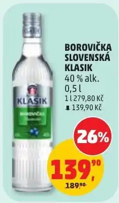 Penny Market Borovička slovenská klasik nabídka