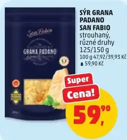 Penny Market San Fabio sýr grana padano nabídka