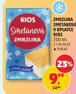 Penny Market Rios smetanová zmrzlina nabídka