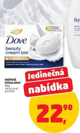 Penny Market Dove krémové mýdlo nabídka