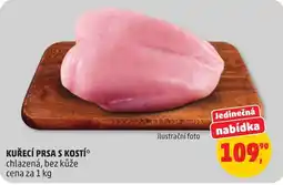 Penny Market Kuřecí prsa s kostí nabídka