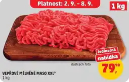 Penny Market Vepřové mělněné maso xxl nabídka