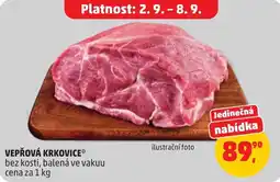 Penny Market Vepřová krkovicе nabídka