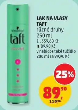 Penny Market Taft lak na vlasy nabídka