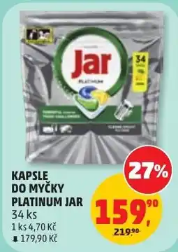 Penny Market Kapsle do myčky Platinum Jar nabídka