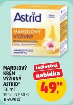 Penny Market Mandlový krém výživný astrid nabídka
