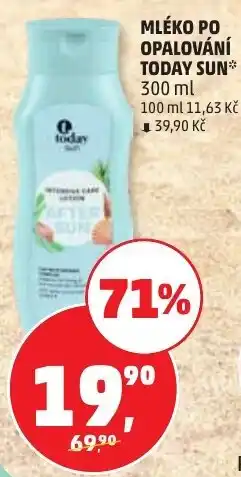 Penny Market Today Sun mléko po opalování nabídka